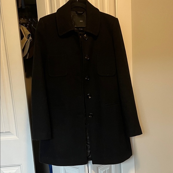 Mango Mid Length Wool Coat - Picture 4 of 9